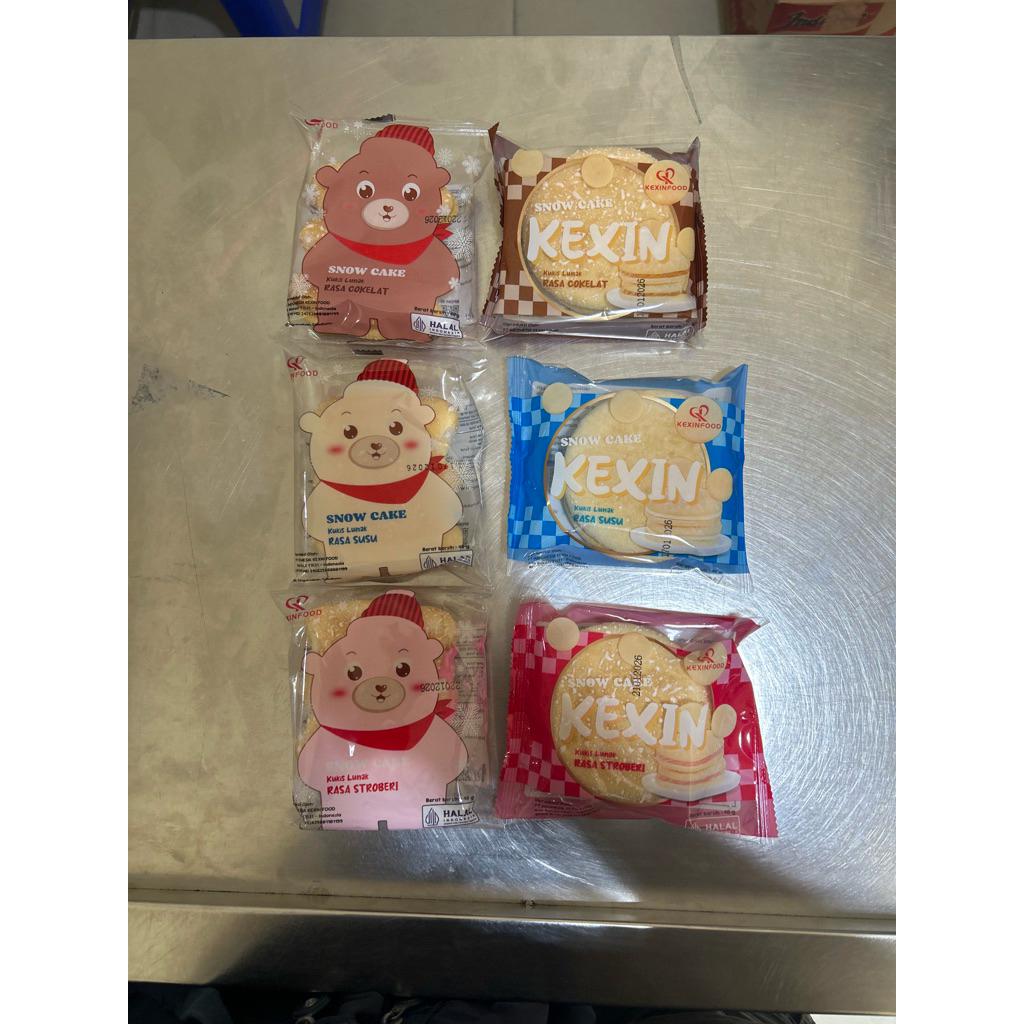 

Kexin Snow cake 40gram aneka rasa
