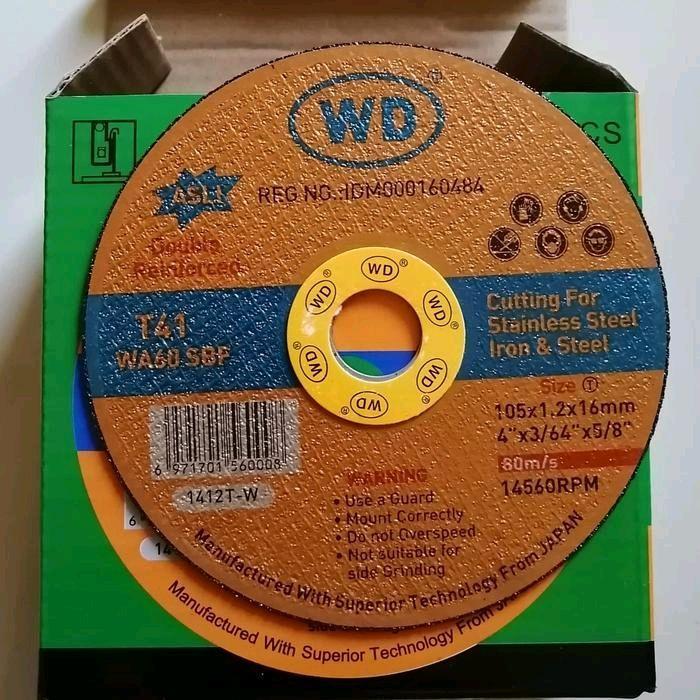 Batu Gerinda Potong WD 4 inch // Mata Gerinda Potong WD 4 inch // Mata Gerinda 4 inch // Cuting Whee