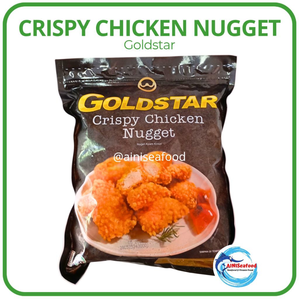 

Goldstar Crispy Chicken Nugget Frozenfood Olahan Daging Ayam