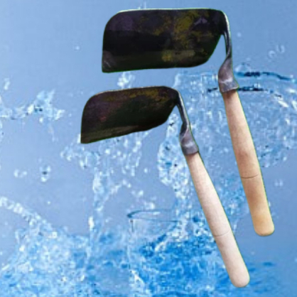 1 SET  KORED RUMPUT CUNGKIR BAJA PLAT PEMOTONG RUMPUT BAHAN BAJA SATU SET