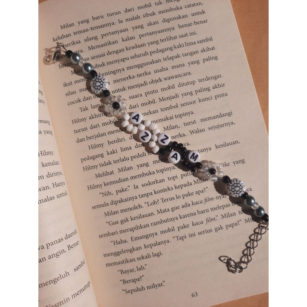 Gelang Manik Custom Nama