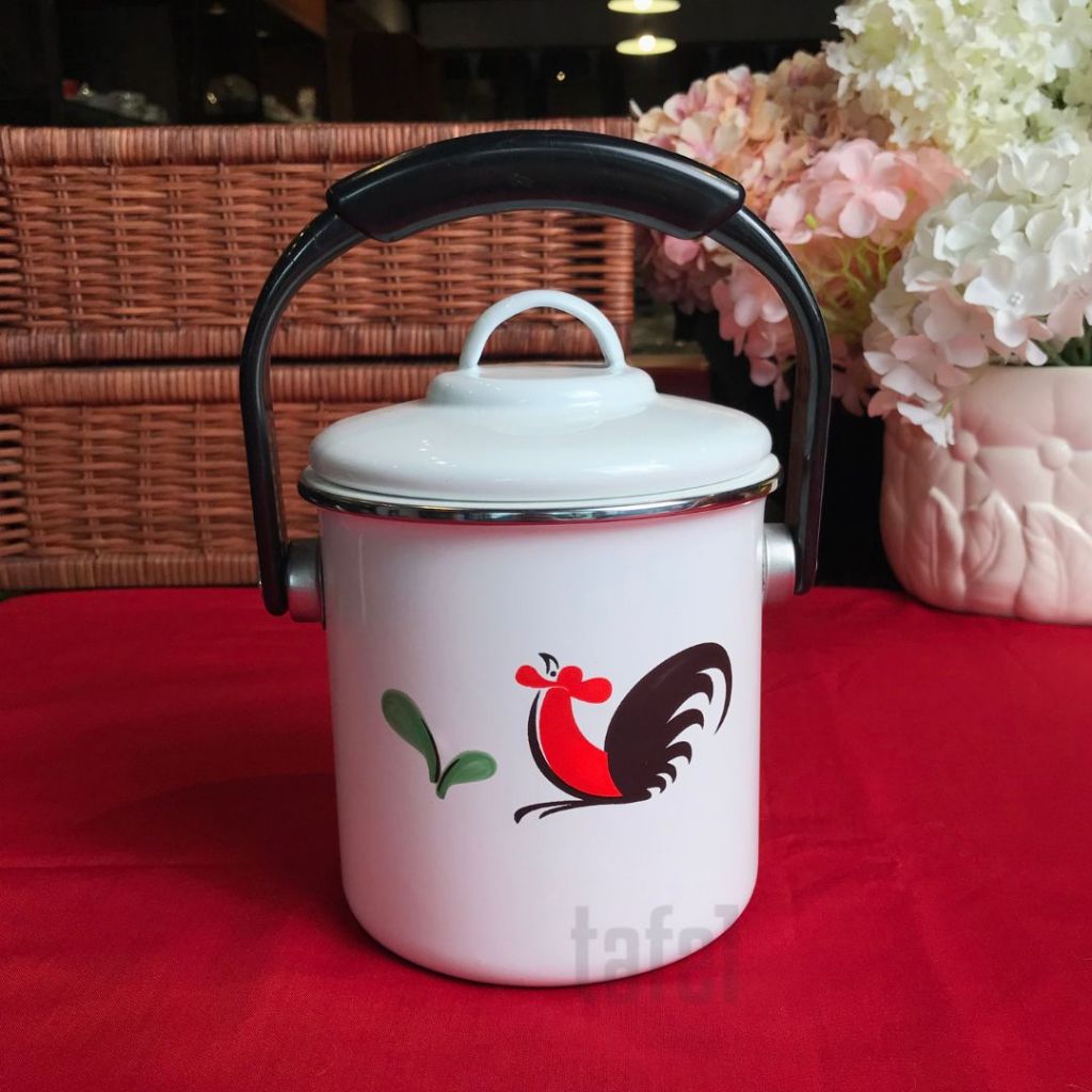 KEDAUNG Rantang Ayam Jago Enamel Single