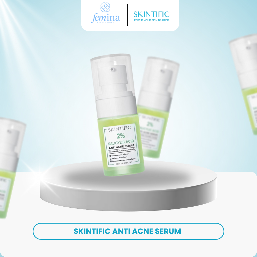 Skintific Anti Acne Serum with 2% Salicylic Acid Skincare Face Serum