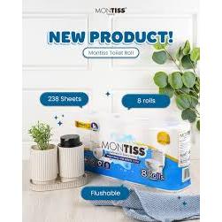 Montiss Tisu Toilet - Tisu Roll Toilet -