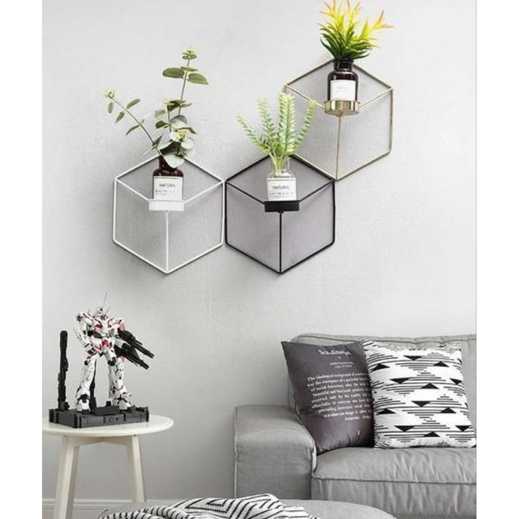 rak bunga dinding/rak pot/rak tanaman hias