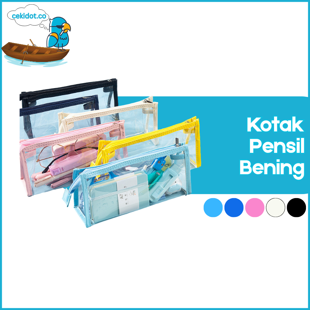 

Kotak Pensil Bening / Kotak Pensil Kapasitas Besar Multifungsi / Pencil Case Bening / Pencil Case Kapasitas Besar Y3447