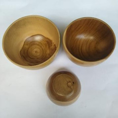 Mangkok mie kayu jati