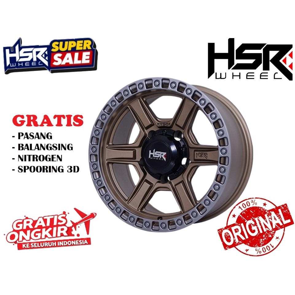 VELG MOBIL KATANA,FEROZA,JIMMY R16 TYPE HSR XTS01