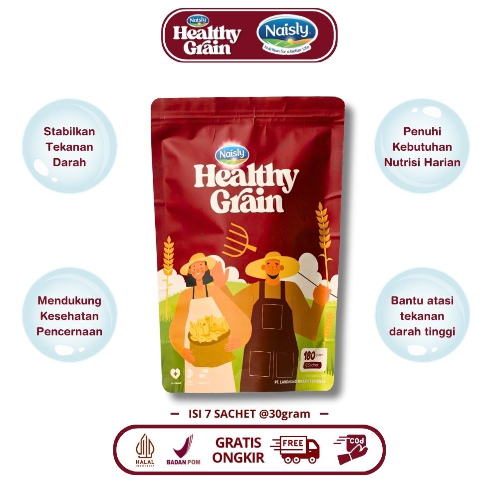 

HealthyGrain | Bantu Sembuhkan Hipertensi & Jaga Tekanan Darah Stabil | Minuman Oat Multigrain Alami