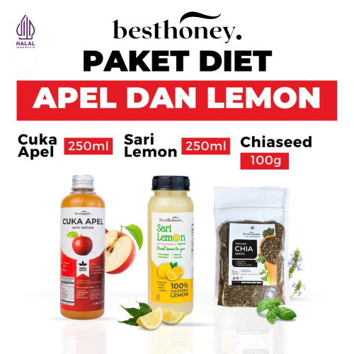 

Best Honey Paket Imunitas Paket Diet Paket Detox Cuka Apel Chia Seed Sari Lemon 250ML