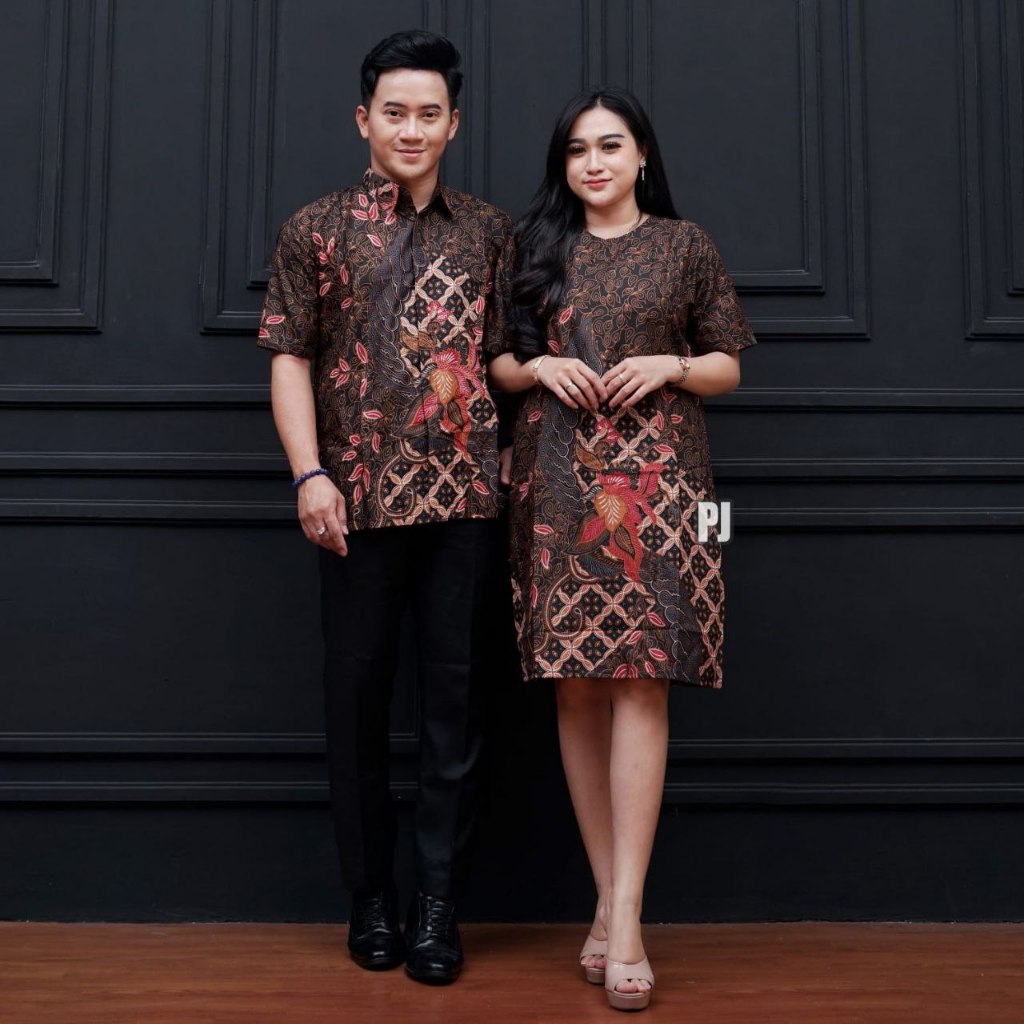 Baju Couple Pasangan Dress Natal Baju Batik Couple Keluarga