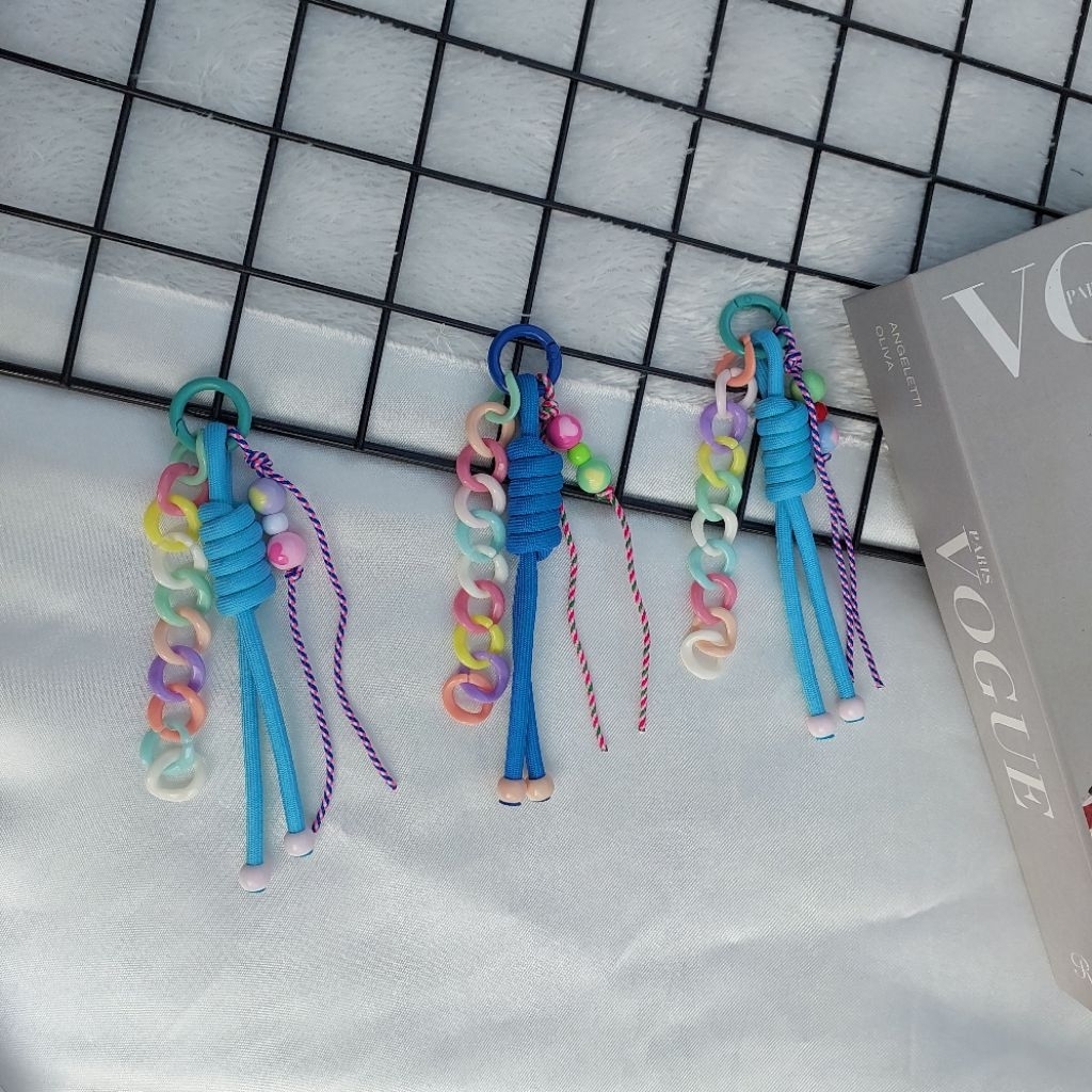 (06) BAG CHARM PARACORD/BAG CHARM MACRAME/BAG CHARM LUCU/BAG CHARM UNIK/BAG CHARM