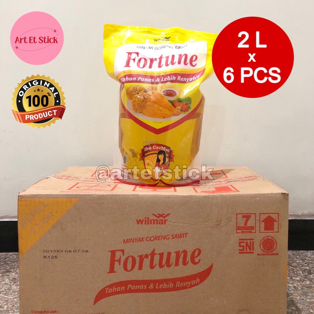 

Minyak Goreng Fortune 2 Liter (1 Dus Isi 6 Pouch)