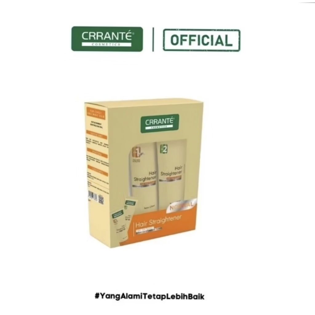 CRRANTE ALL VARIAN HAIR STRAIGHTENER/REBONDING STEP 1&2 KEMASAN 125ML