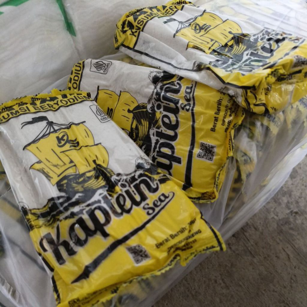 

Garam kapten 200g isi 20 bungkus