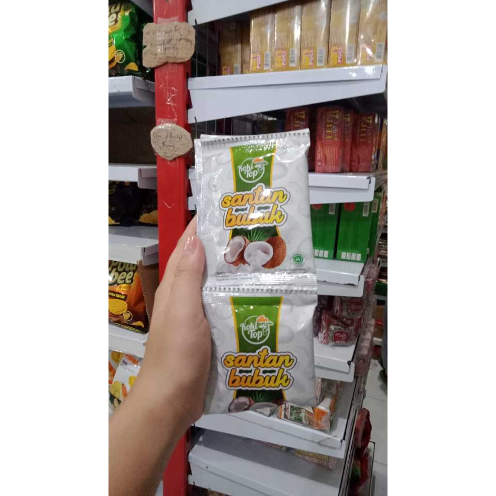 

Santan Bubuk Merk Koki Top 1 Renteng Isi 10 Sachet