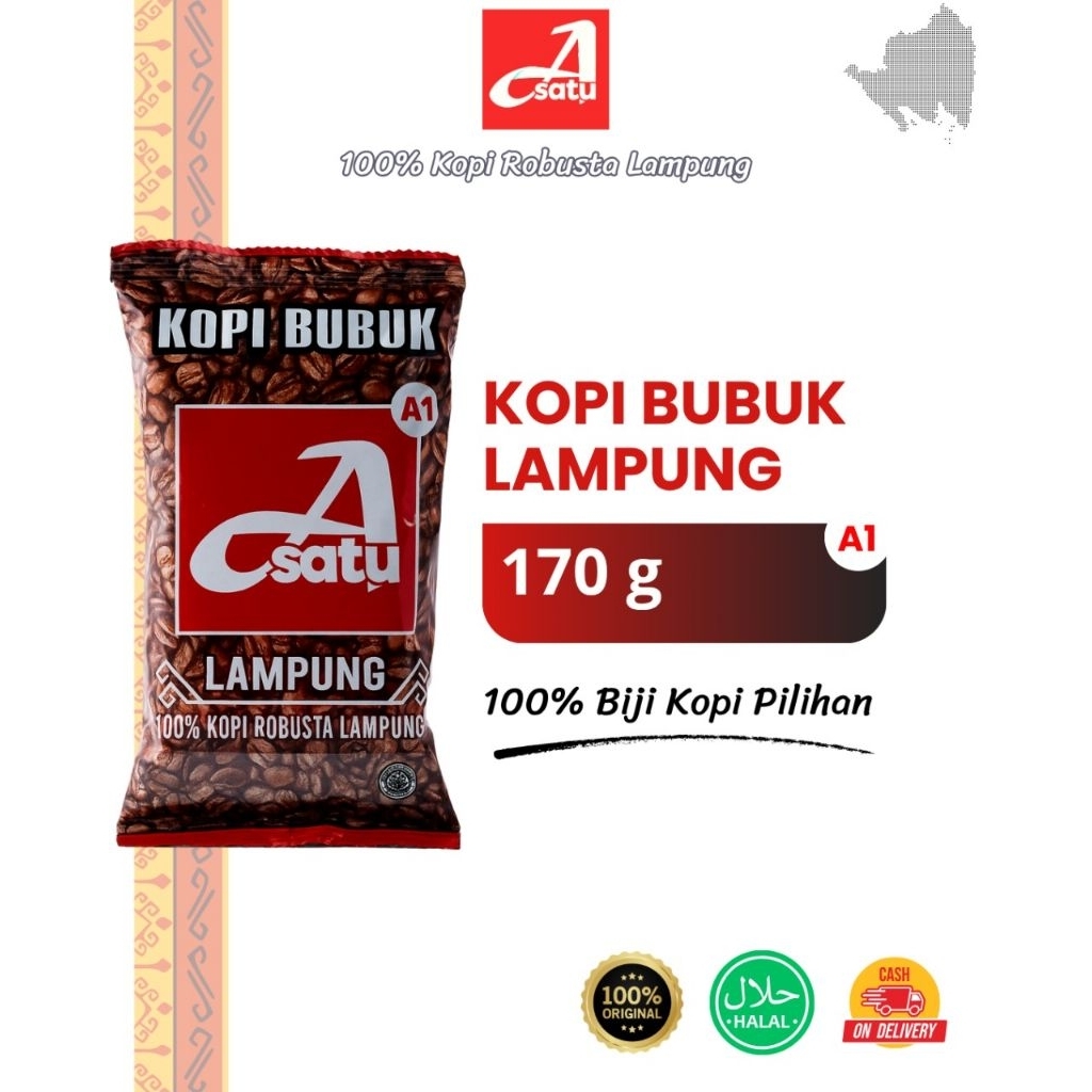 

Kopi Robusta Lampung A1 Asli 170 Gr
