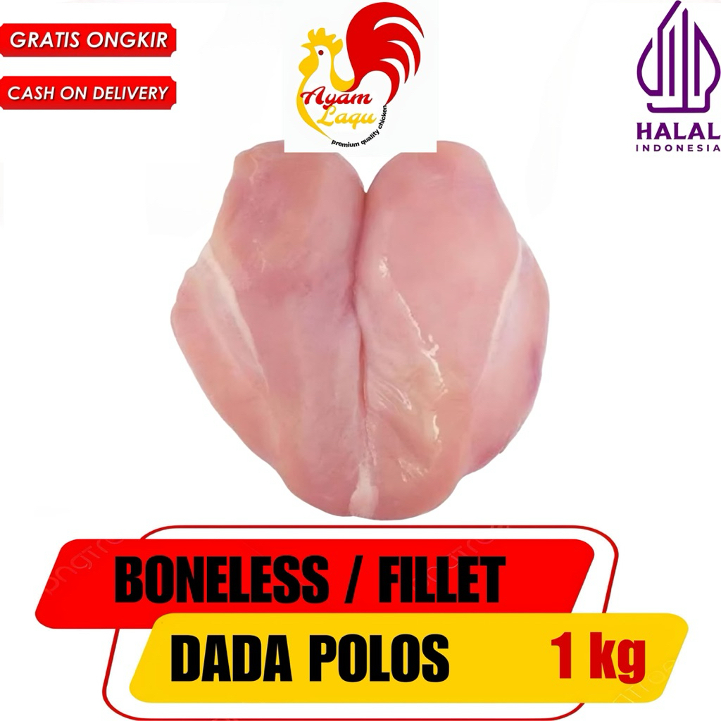 

FILLET DADA AYAM POLOS BLD FRESH/SEGAR TERMURAH 1kg