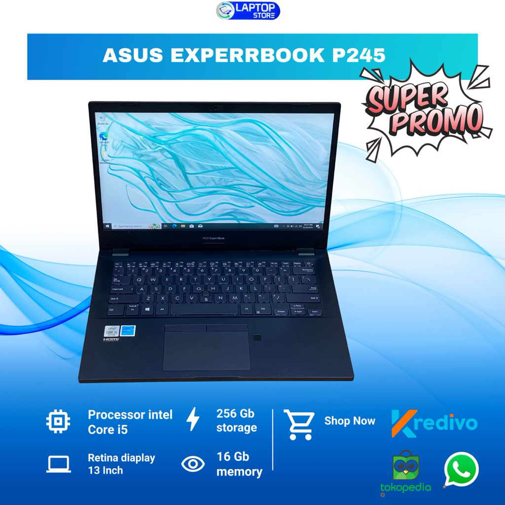 Asus Experbook P245 Core i5 Ram 16Gb ssd 256Gb Gen 10