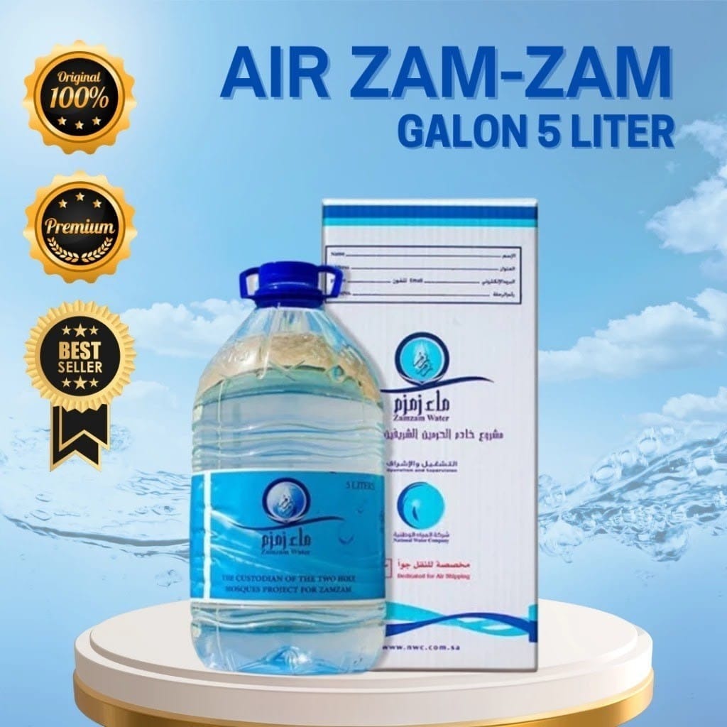 

ZAM_ZAM WATER 100% AIR ZAMZAM ASLI / air zamzam asli 100%