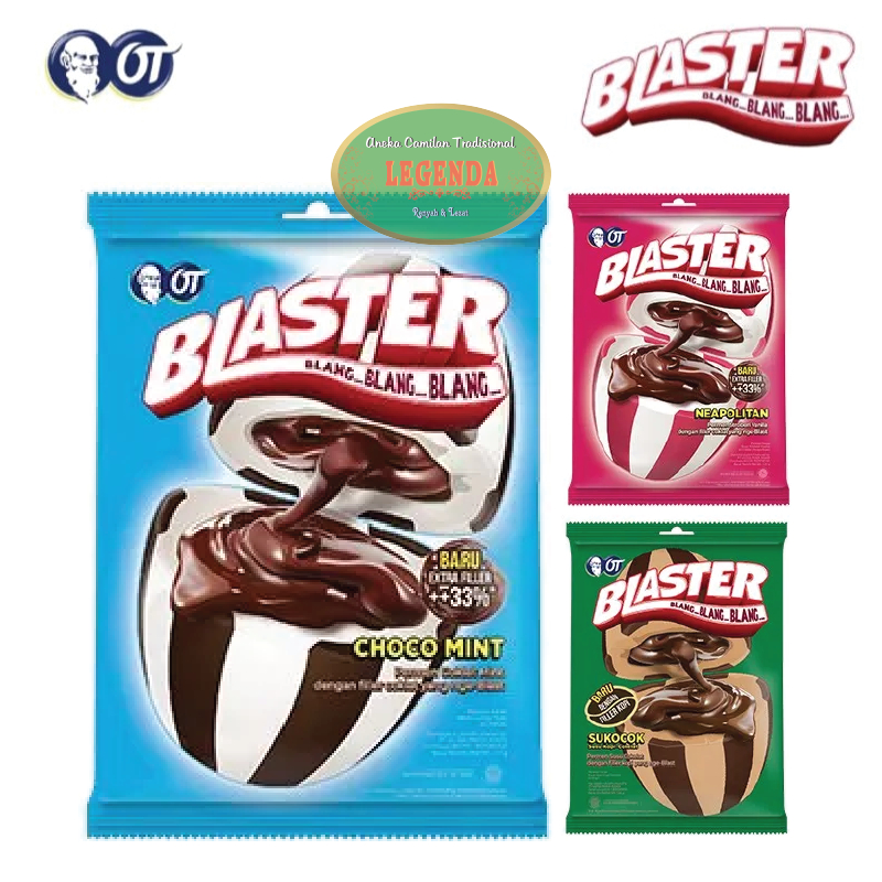 

Permen BLASTER Sack 125 Gr Gram isi 50 Pcs Rasa Choco Mint Biru / Neapolitan Pink / Sukocok Hijau Manis Sejuk Renyah Candy Cemilan Tradisional Oleh Oleh Khas Pekalongan Murah Berkualitas Premium