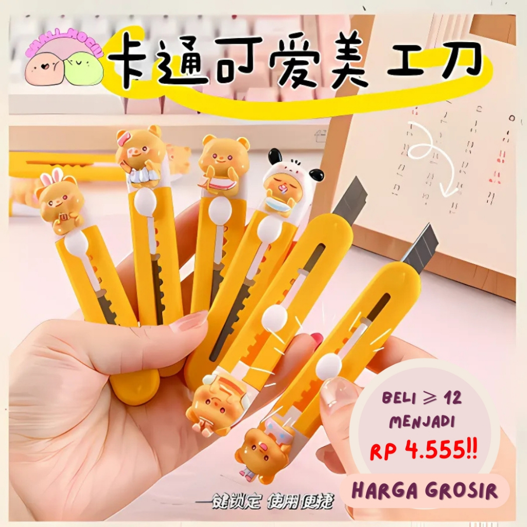 

1 Pcs Kater Mini Pisau Kecil Cutter Mini Best Seller AT03