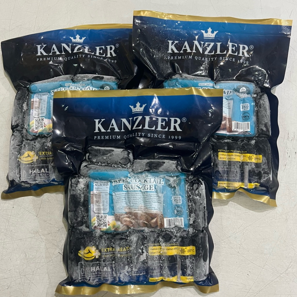 

Sosis Kanzler Beef Cocktail 250gr / Kanzler Beef Cocktail Sausage 250gr
