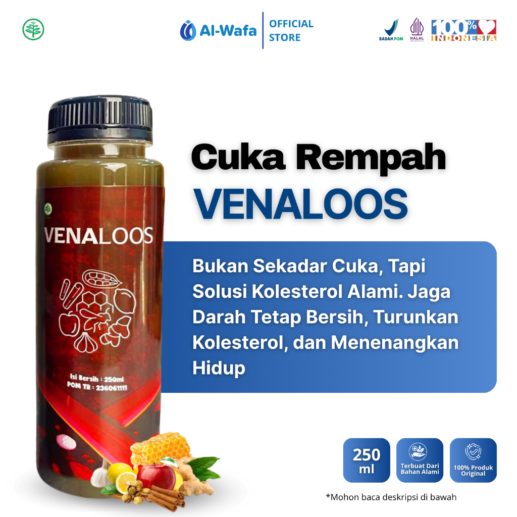 Venaloos Madu Sayur Provena Perawatan Jantung Darah Kental Kolesterol