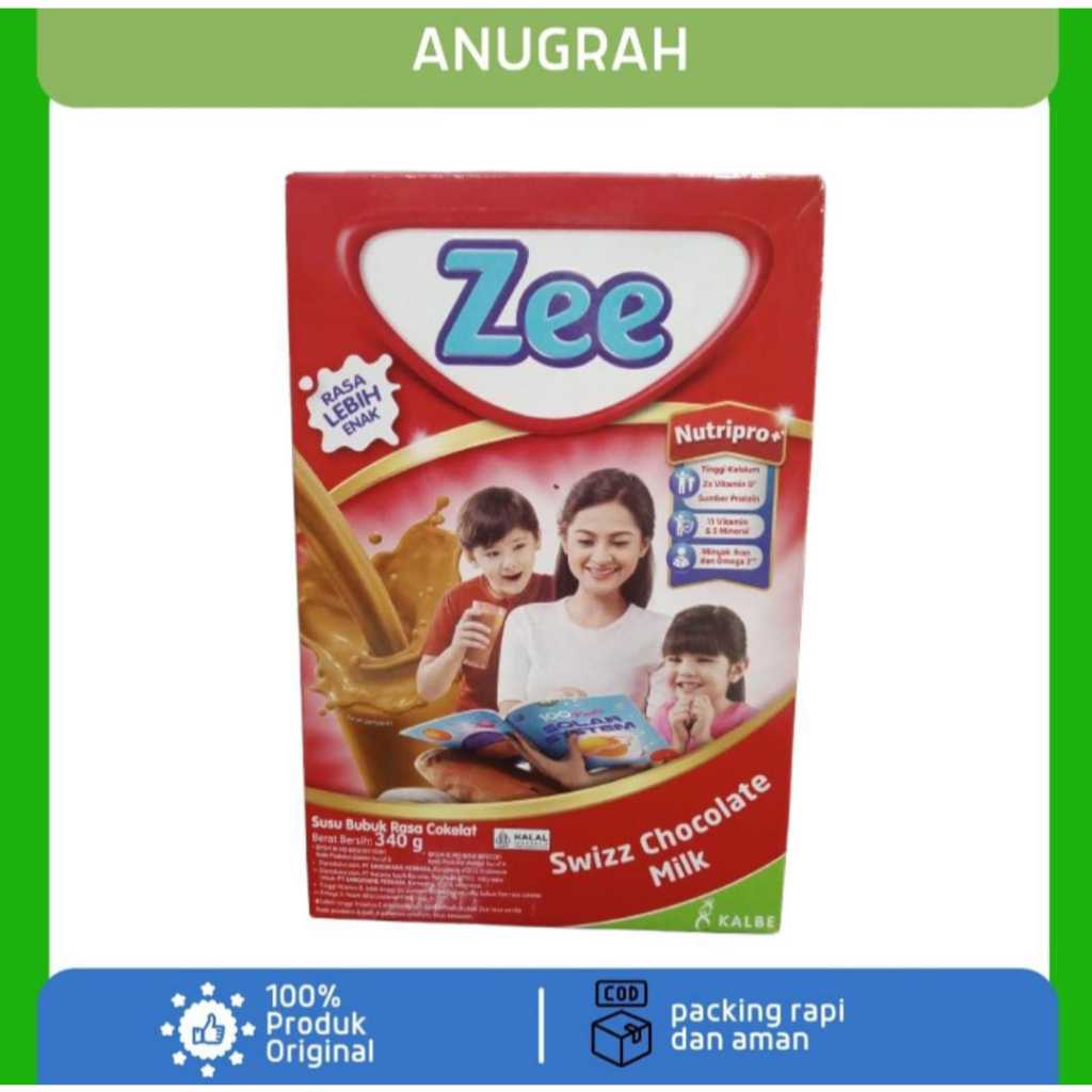 

Susu Zee Nutripro Complex Regular 337.5 Gr With Topping - Susu Zee Untuk Anak 3-12 Tahun