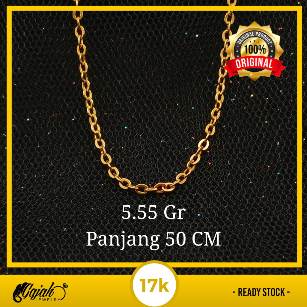 Kalung Emas 17K - 5.55 Gram