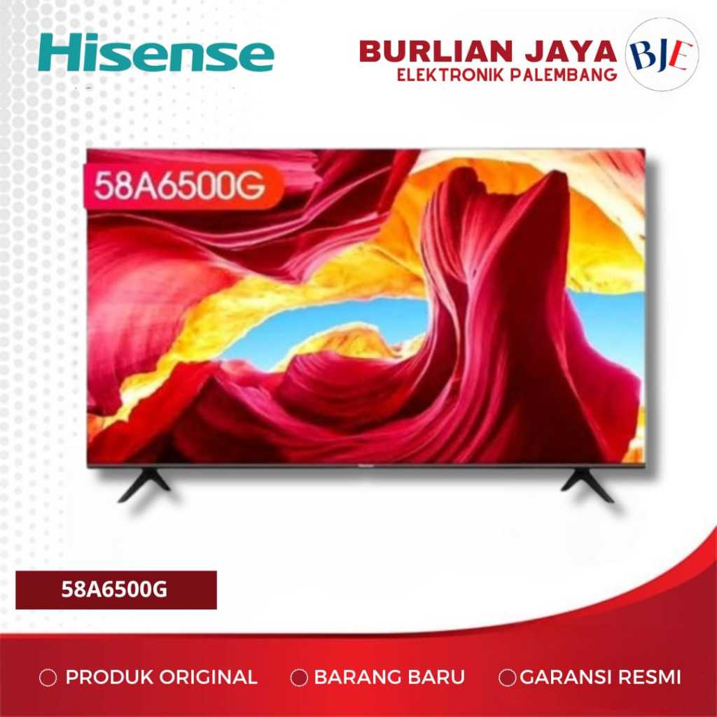 TV HISENSE 58 INCH 58A6500G SMART LED TV HISENSE PALEMBANG