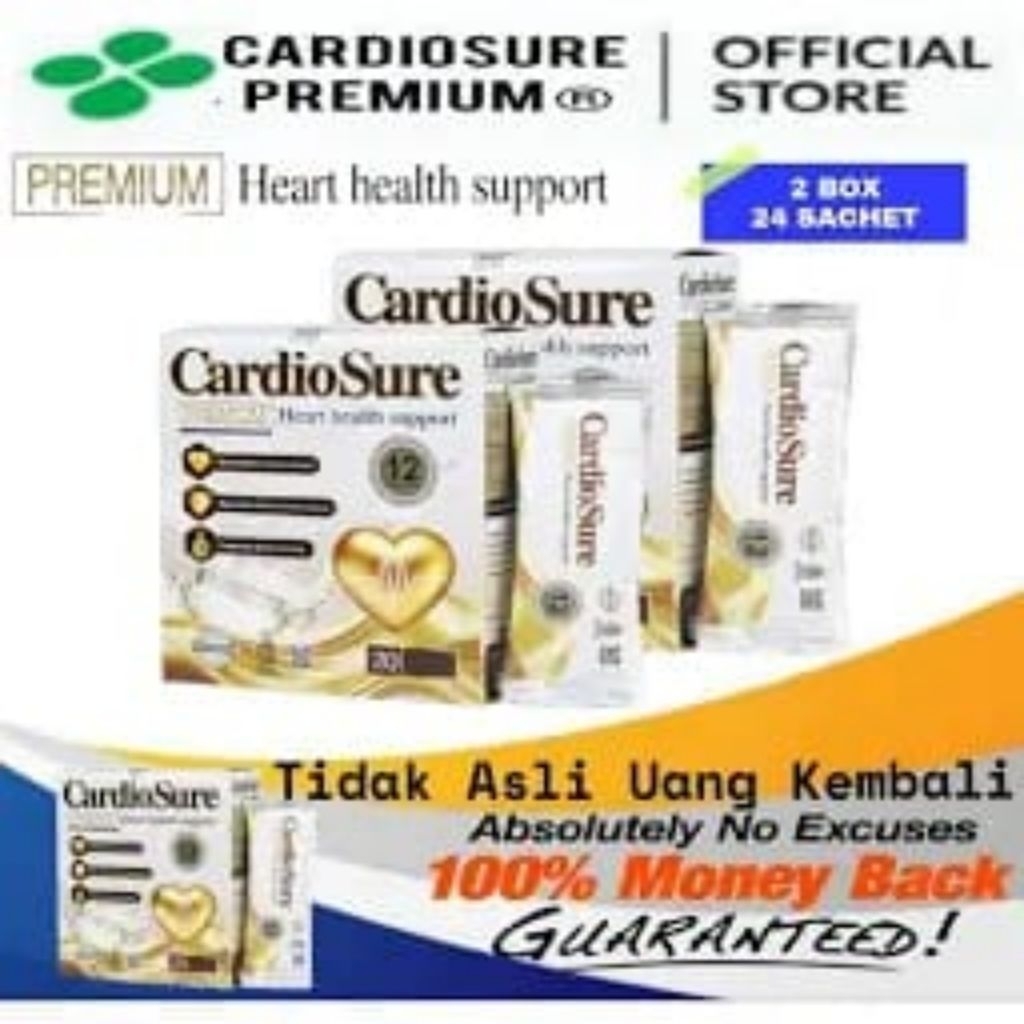 

CARDIOSURE MILK SUSU OBAT HIPERTENSI STROKE JANTUNG KORONER KOLESTEROL ASAM URAT
