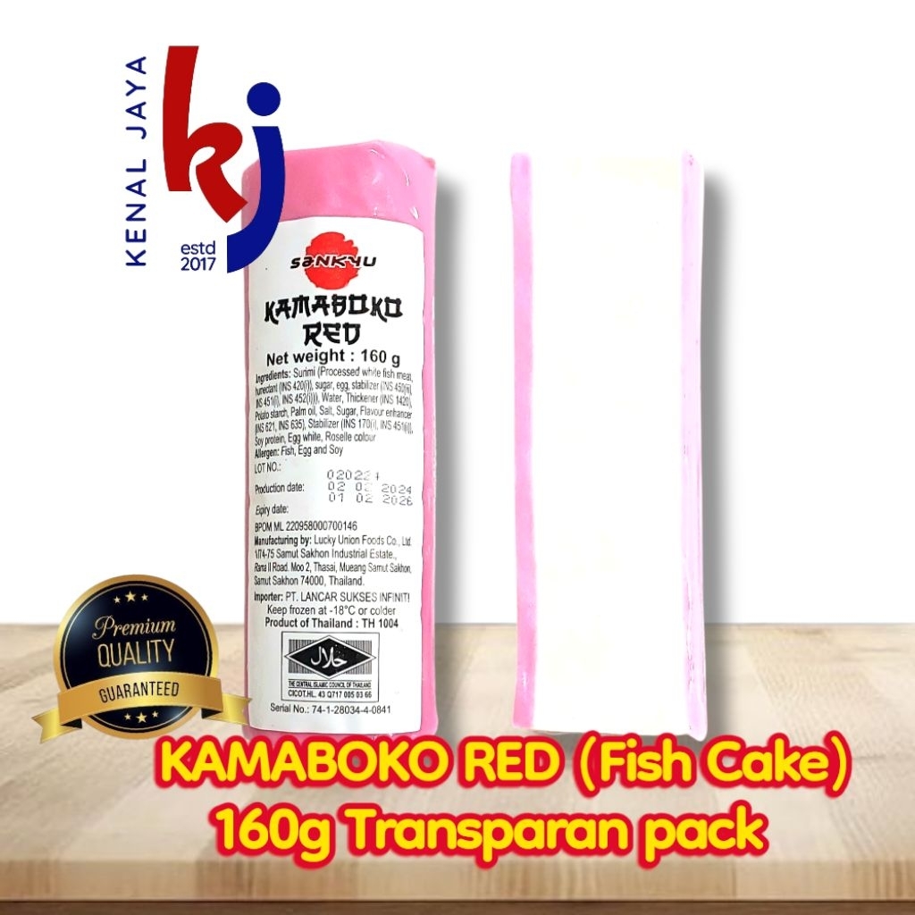 

Kibun Kamaboko Aka Red/ Fish Cake Halal 160g