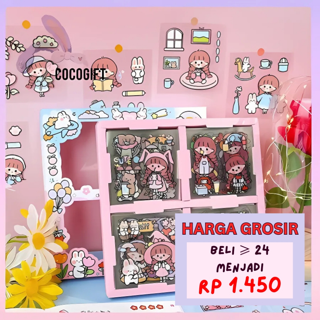 

Sticker Diary Jurnal Aesthetic 1 Lembar