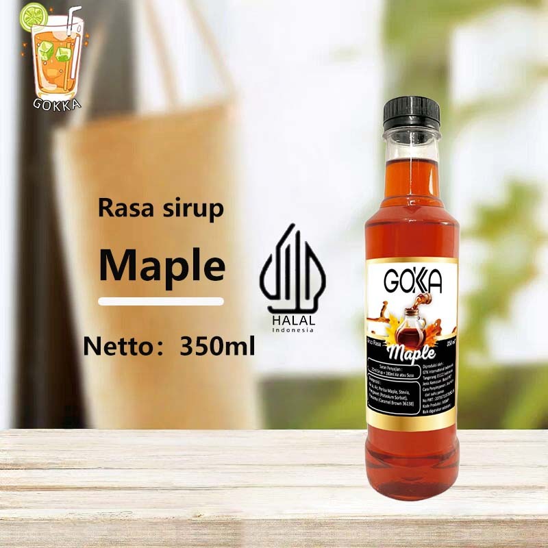 

SIRUP GОKKA / Sirup Maple Berkualitas Tinggi 350ml / Maple Syrup 350ML International Halal