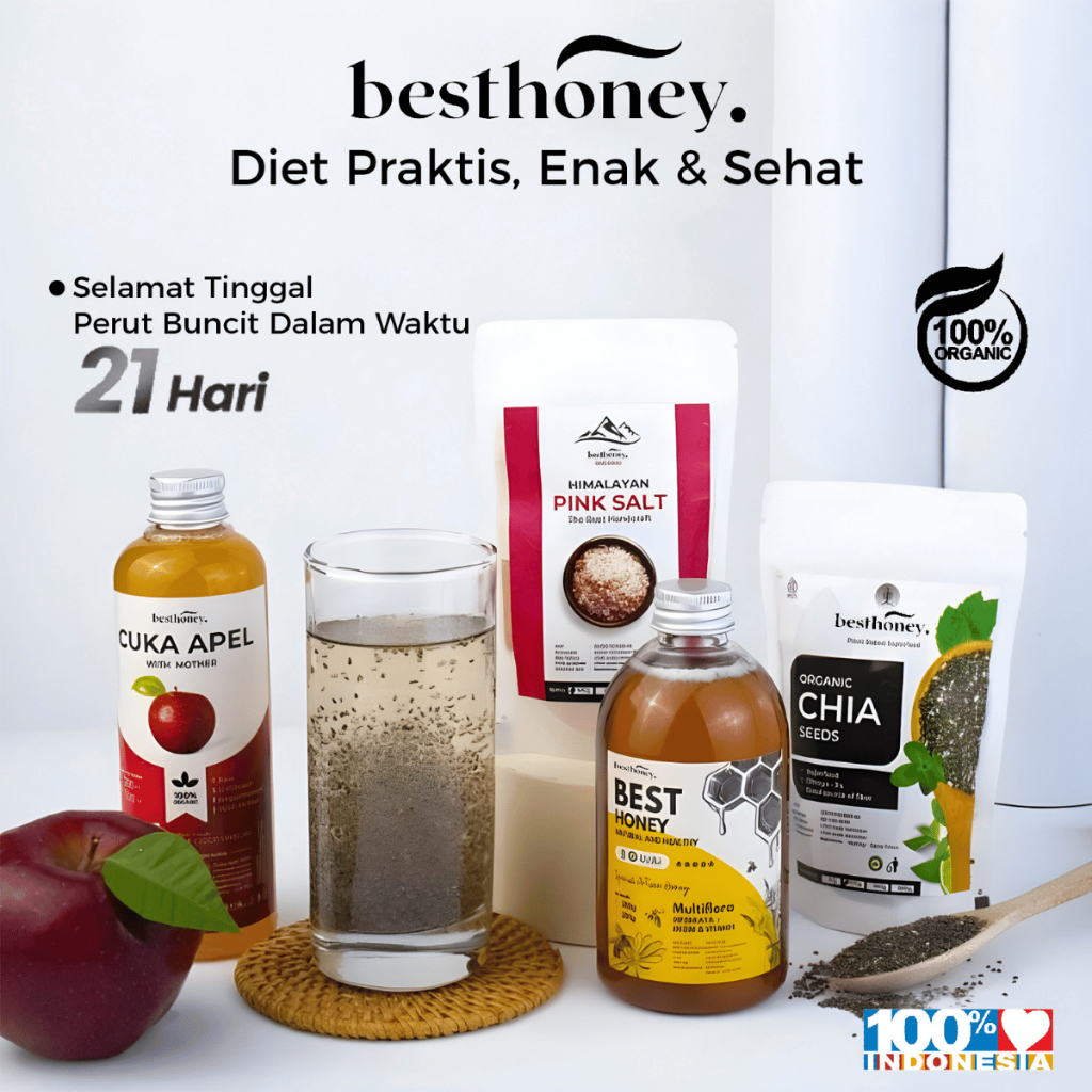 

Best Honey Paket 4in1 Cuka Apel With Mother's Original
