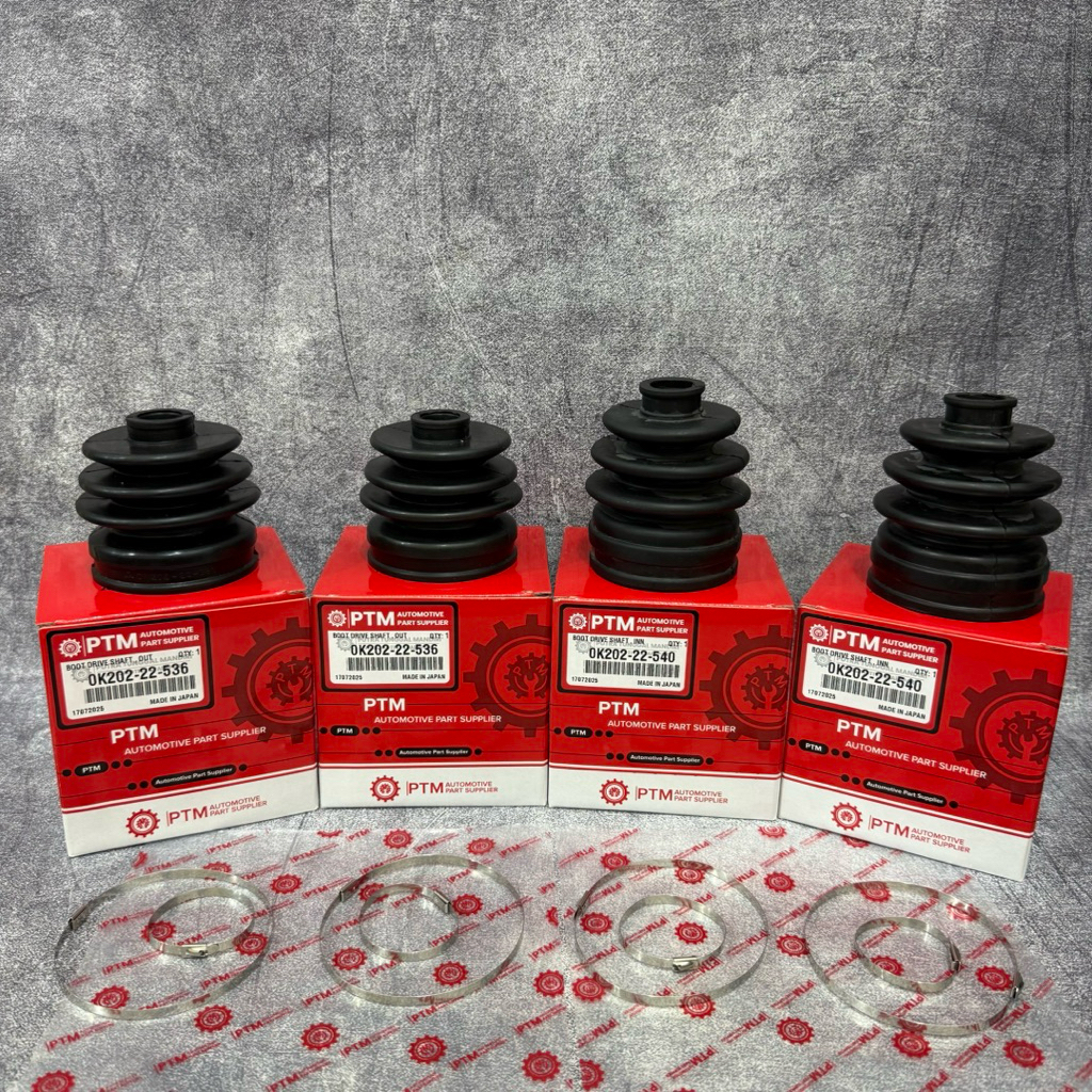 Boot CV Joint/Karet Drive Shaft Timor Bagian Dalam S515 1set(4pcs) +clamp 0K202-22-536/0K202-22-540 