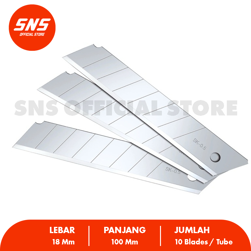 

ISI CUTTER / REFILL CUTTER BESAR 10Pcs/ Tube SUPER TAJAM - SNS OFFICIAL STORE