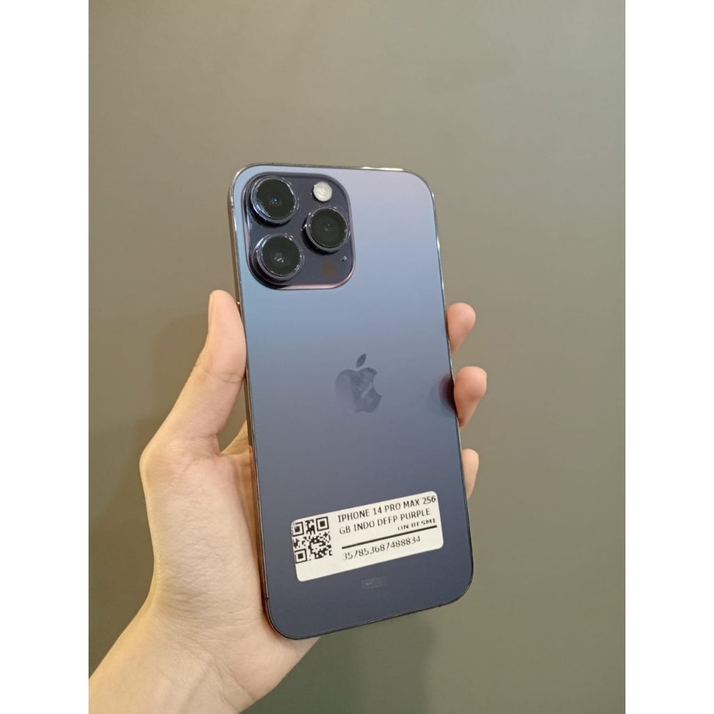 IPHONE 14 PRO MAX 256 SECOND RESMI INDONESIA FULLSET