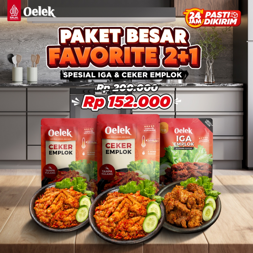 

Techaddict Store Paket Besar 2+1 - Paket Favorit Besar A & Ceker Emplok 200Gr / A Emplok / Ceker