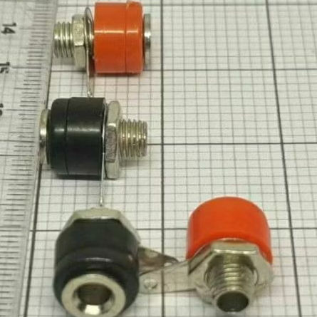 

1 Set Binding Post Banana Merah+Hitam Female