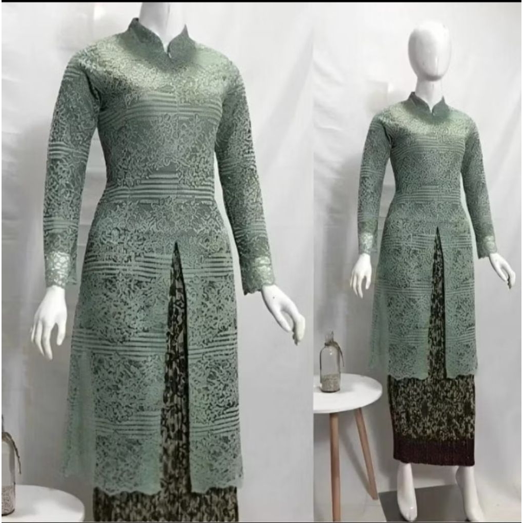 Tunik Belah Depan Malika /Tunik Sanghai Malika /Tunik Krah /Kebaya Modern /Kebaya Kondangan /Kebaya 