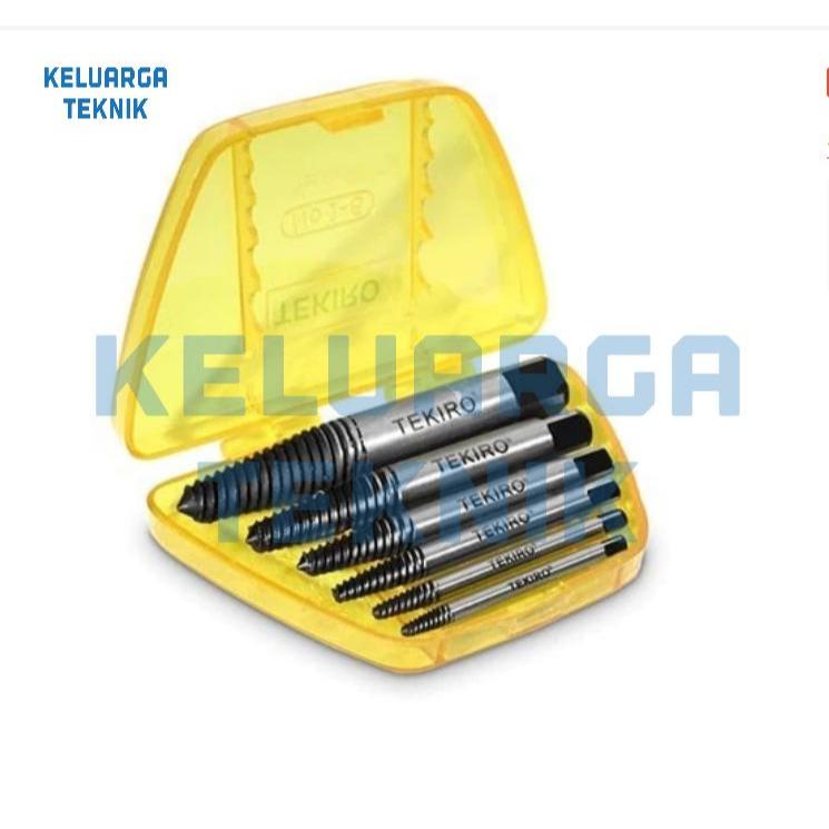 TAP BALIK / SCREW EXTRACTOR SET 6 PCS TEKIRO / BAUT EXTRACTOR