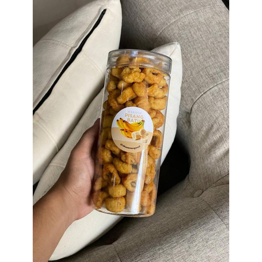 

Kripik Pisang Manis Keripik Buah Crispy Kemasan Isi 1300 Ml Rasa Enak Gurih Manis