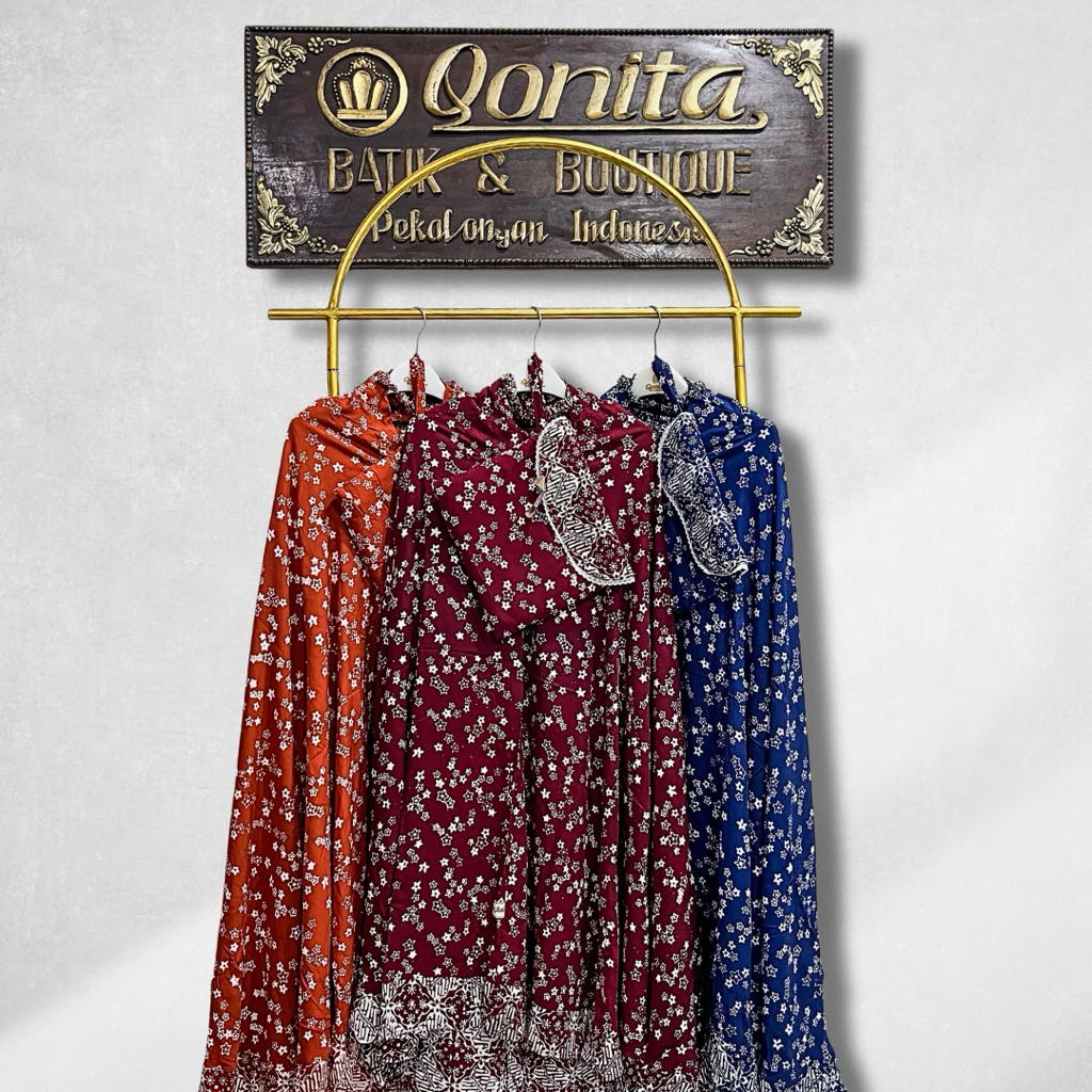 MukenaQonita | Soft FH Batik Series ( BAHAN RAYON SANTUNG PREMIUM )