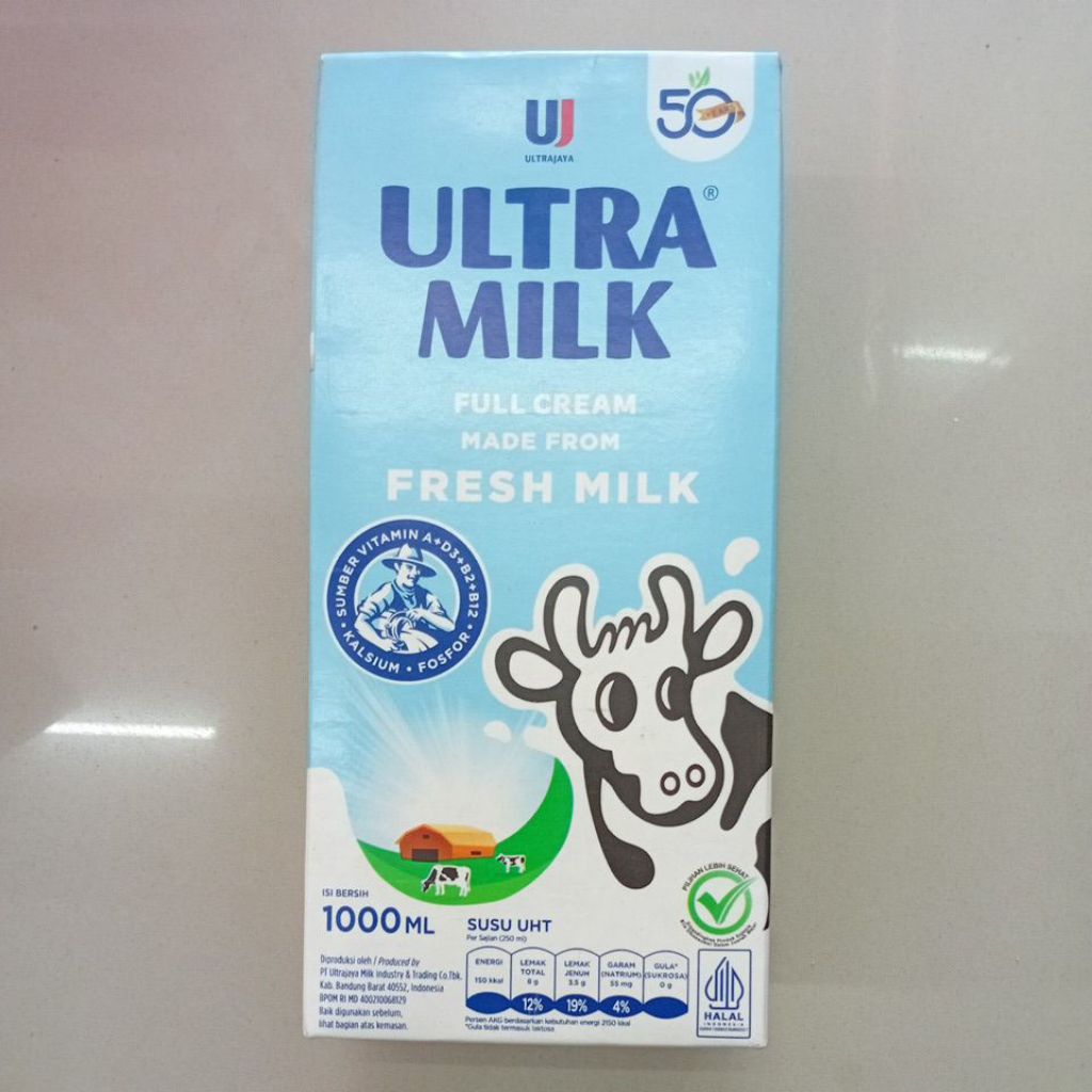 

ULTRA MILK - SUSU FULL CREAM 1L