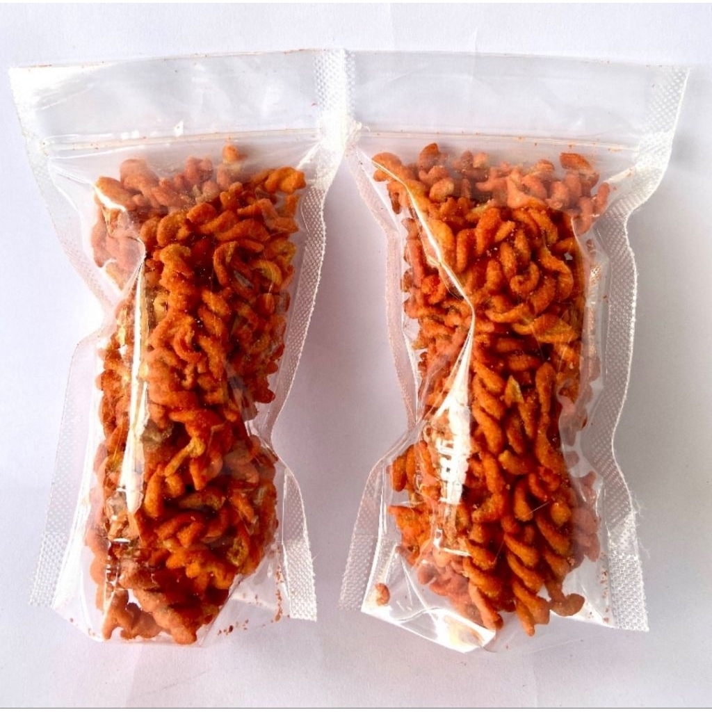 

Makaroni Spiral Rasa Balado & Jagung Manis | Pedas Renyah Bikin Nagih