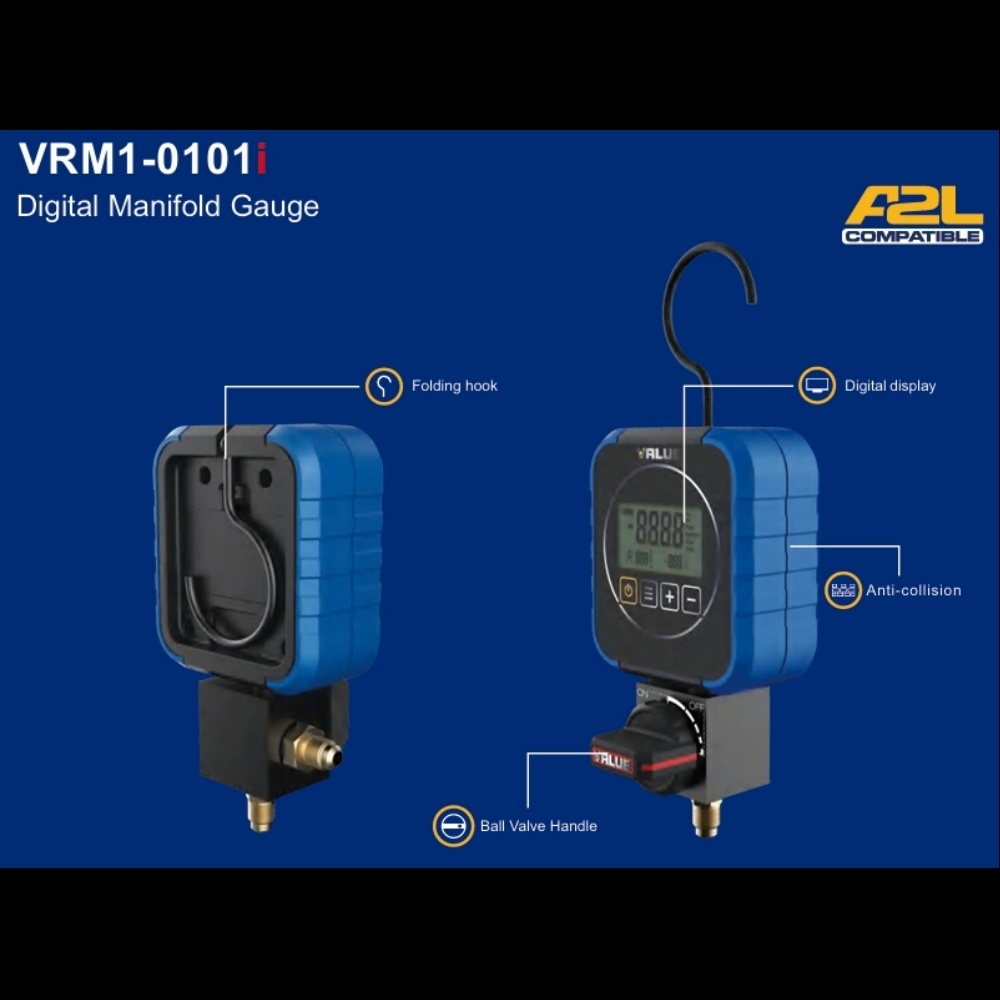 MANIFOLD SINGLE DIGITAL VALUE VRM1-0101i / SINGLE GAUGE