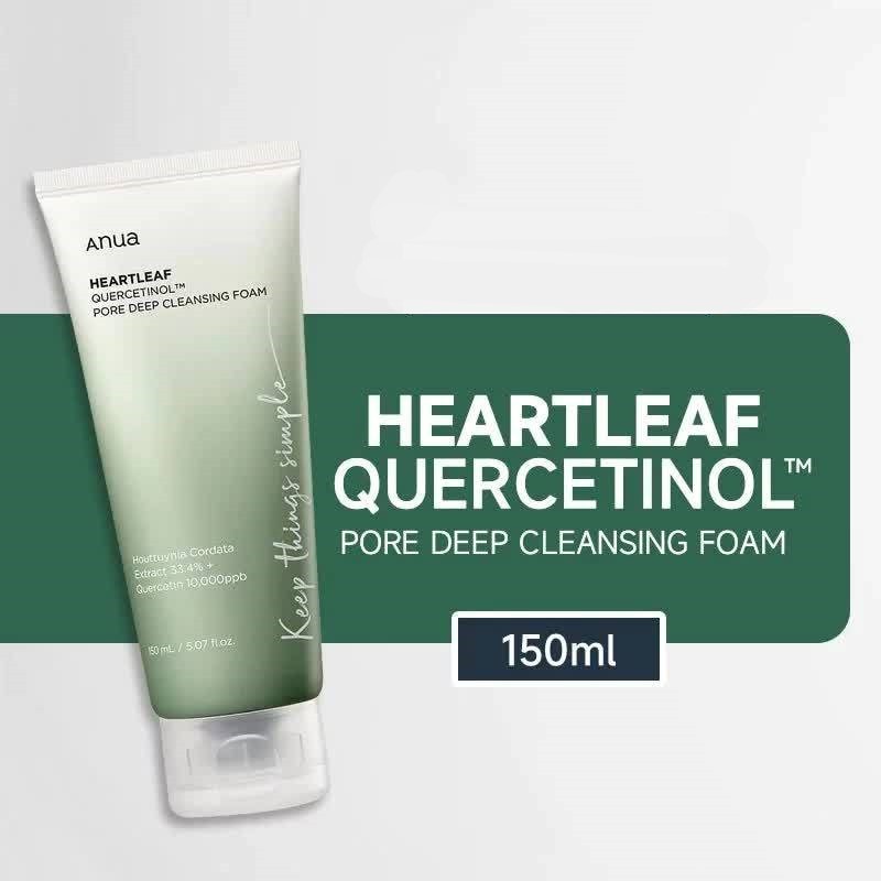 ANUA Heartleaf Quercetinol Pore Deep Cleansing Foam 150ml / Anua
