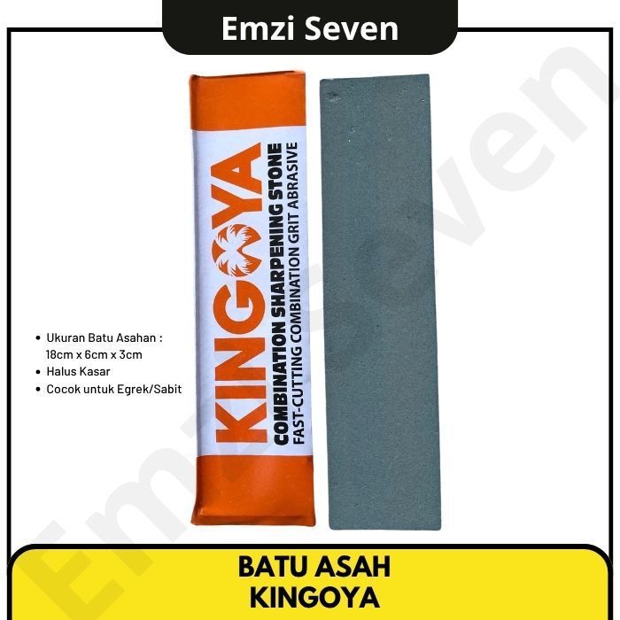 (KINGOYA) BATU ASAH PREMIUM/COCOK UNTUK EGREK/SABIT/HALUS KASAR/8 INCH